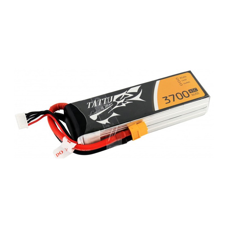 GENS ACE Akumulator LiPo TATTU 14,8V 3700mAh 45C 4S XT60 TA-45C-3700-4S1P