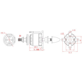 EMAX Silnik GT2210/11 1470kV 192W (magazyn 2)