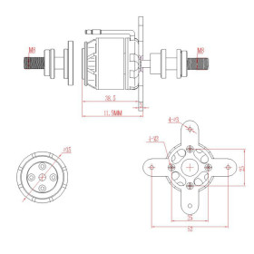 EMAX Silnik GT2820/06 985kV 540W (magazyn 2)