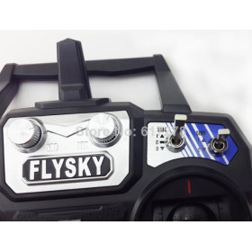 FLYSKY Aparatura FS-i6 6CH + odbiornik iA6 : Telemetria. 2,4GHz, Mode 2, LCD