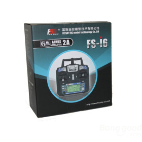 FLYSKY Aparatura FS-i6 6CH + odbiornik iA6 : Telemetria. 2,4GHz, Mode 2, LCD