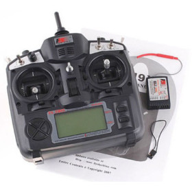 FLYSKY Aparatura TH9X + odbiornik R9B: 9CH, 2,4GHz, Mode 2, LCD - Magazyn 2