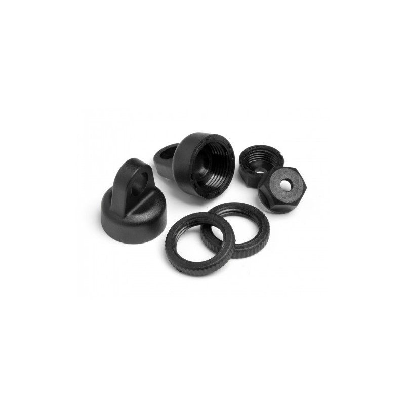 HPI RACING SHOCK CAP AND PRELOAD COLLAR SET