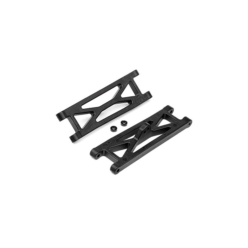 HPI RACING GRAPHITE FRONT SUSPENSION ARM SET