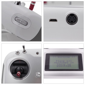 FLYSKY Aparatura do dronów FS-i6S + iA6B + telemetria + dotykowy LCD