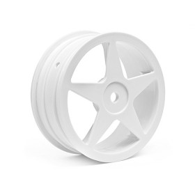HPI RACING ULTRA 5 WHEEL WHITE (2.2in/60x26mm/2pcs)
