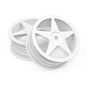 HPI RACING ULTRA 5 WHEEL WHITE (2.2in/60x26mm/2pcs)