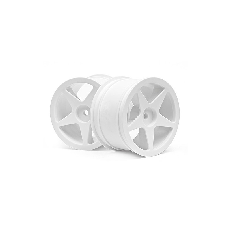 HPI RACING ULTRA 5 WHEEL WHITE (2.2in/60x38mm/2pcs)