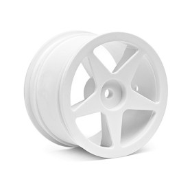 HPI RACING ULTRA 5 WHEEL WHITE (2.2in/60x38mm/2pcs)