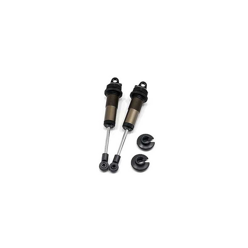 HPI RACING ALUMINUM THREADED SHOCK SET (64-91mm/BLACK/2pcs)