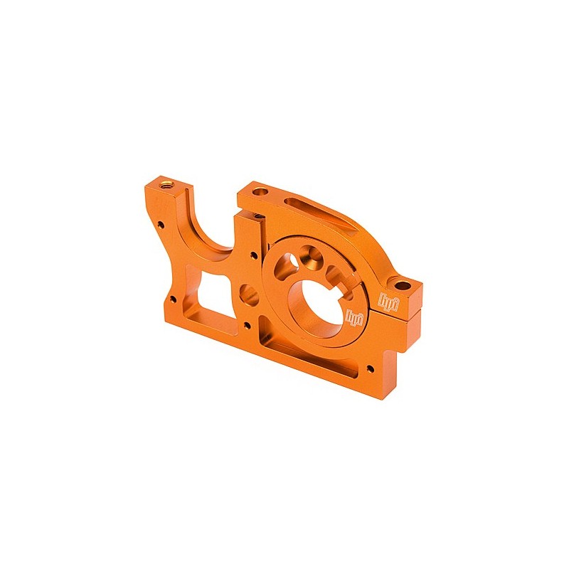 HPI RACING ALUMINIUM MOTOR MOUNT SET (ORANGE)