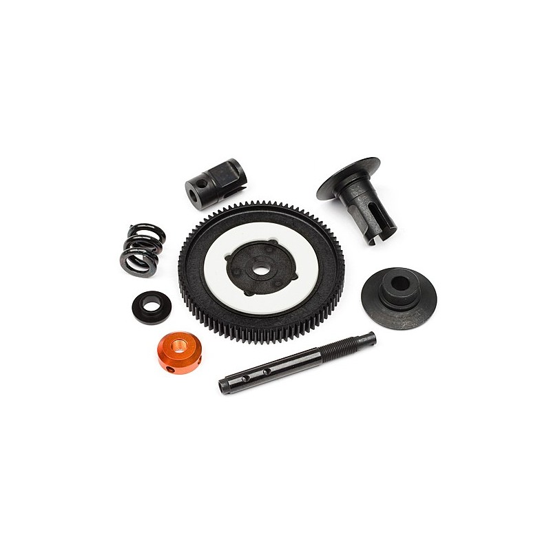 HPI RACING ADJUSTABLE SLIPPER CLUTCH SET (ORANGE)
