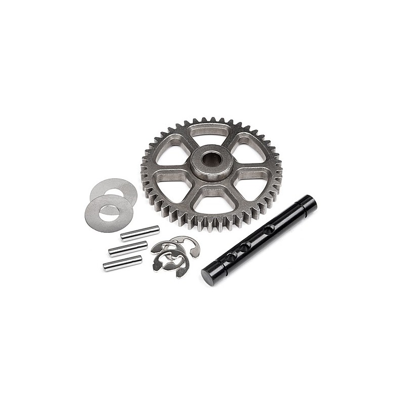 HPI RACING IDLER GEAR 44T/SHAFT SET
