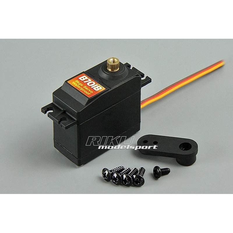 BSD RACING Serwomechanizm B7018W 9kg Wodoszczelne Metalowe zębatki