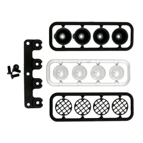 RPM Przedni panel świetlny (czarny) / Front Bumper Light Canister Set (Black)