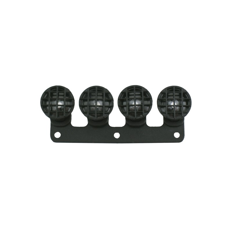 RPM Przedni panel świetlny (czarny) / Front Bumper Light Canister Set (Black)