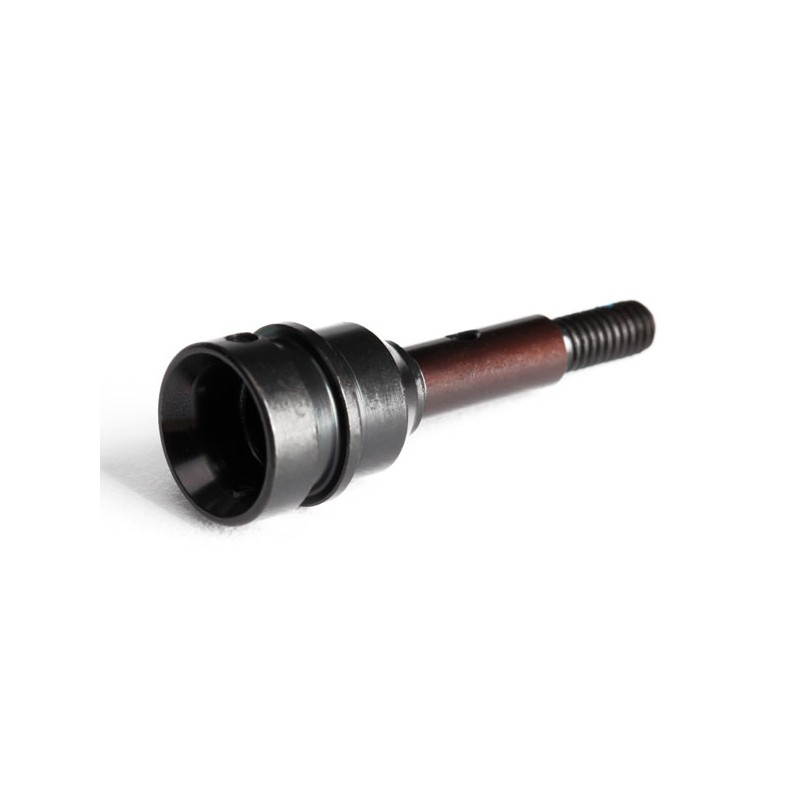 TRAXXAS Stub axle, front, steel-splined constant-velocity (1)