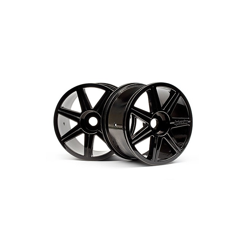 HPI RACING 7 Spoke Black Chrome Trophy Truggy Wheel