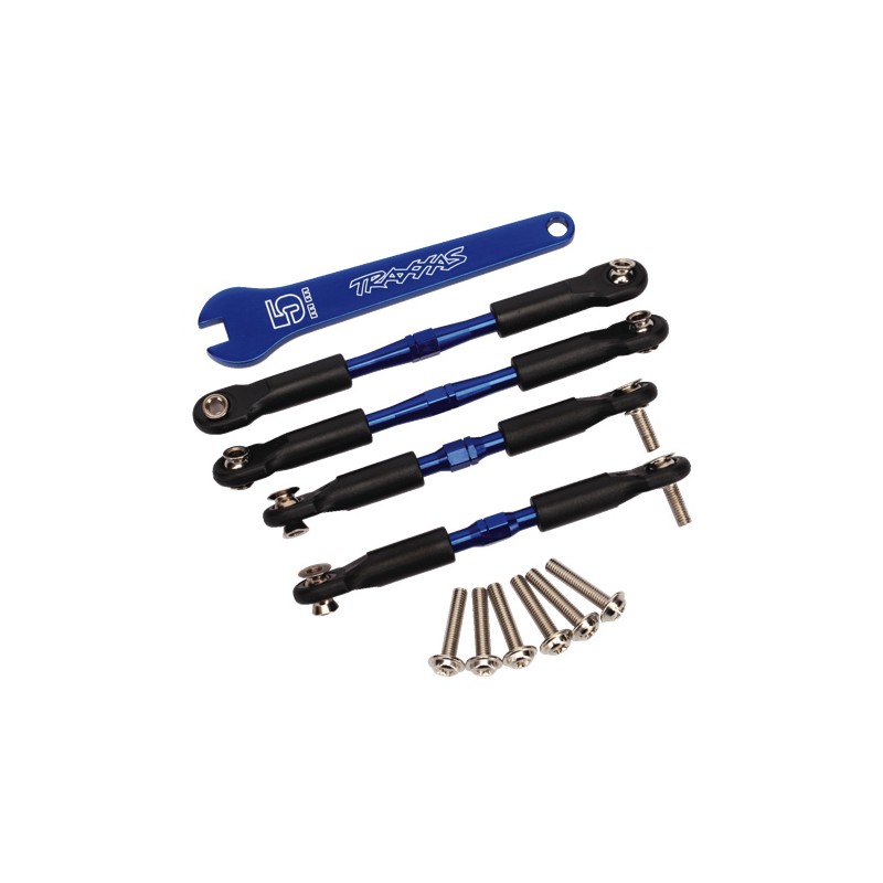 TRAXXAS Drążki regulowane - Aluminium (Niebieskie)