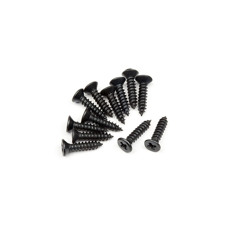 HPI RACING TP. Flat Head Screw M2.6x12mm (12pcs)