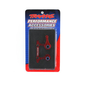 TRAXXAS Aluminum Steering Bellcranks, Red-anodized
