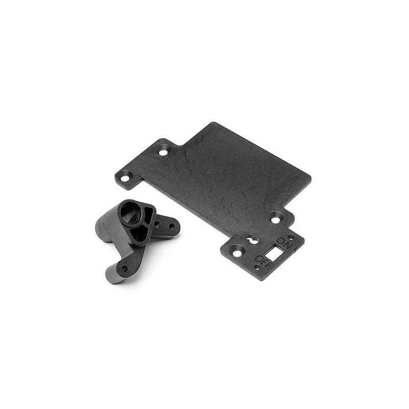 HPI RACING Servo Arm,Radio Tray post,Radio Tray Lid(Rx) Bullet Flux