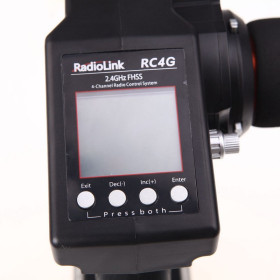 RADIOLINK Aparatura RC4G 4CH 2.4GHz + ŻYROSKOP + Podświetlany LCD