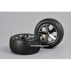 TRAXXAS Koła tylne / Tires Alias - RUSTLER