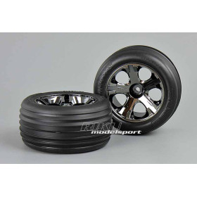 TRAXXAS Koła przednie / Tires Alias - RUSTLER