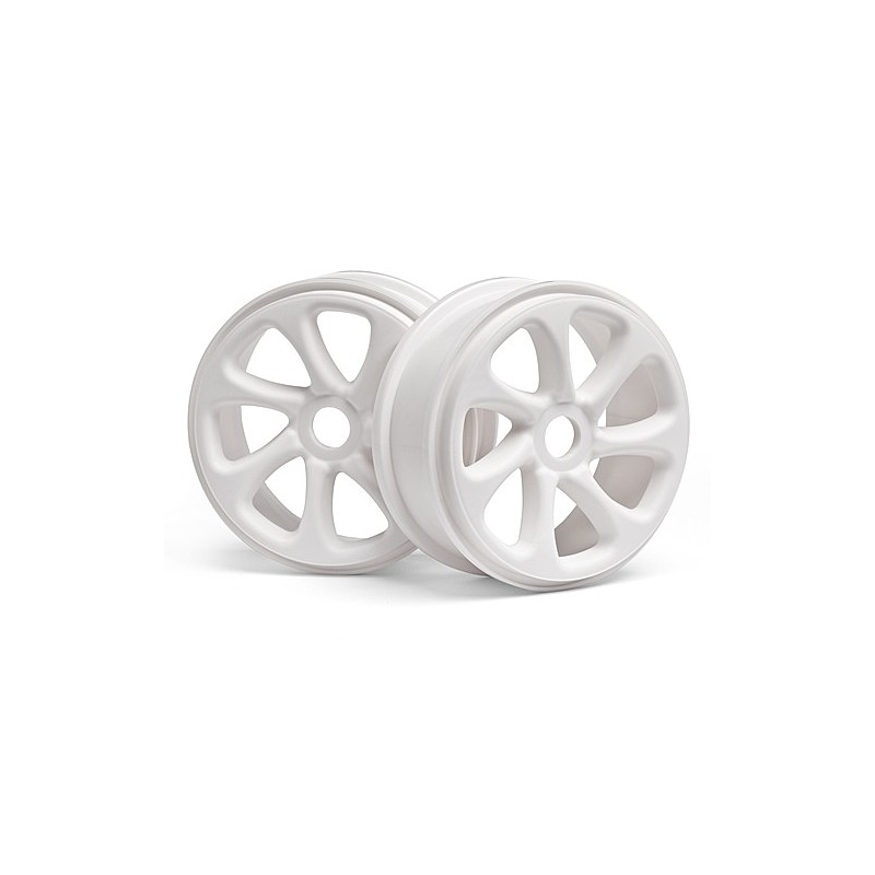 HPI RACING White Turbine Wheels (pr)