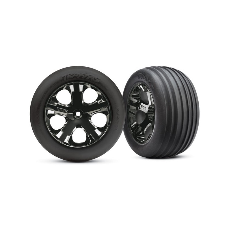 TRAXXAS Koła przednie / Tires Alias - RUSTLER