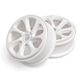 HPI RACING White Turbine Wheels (pr)