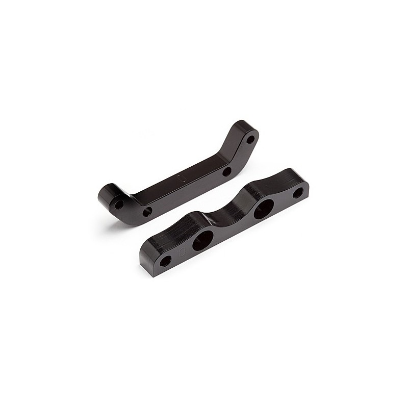 HPI RACING Alum. Suspension Holder (0 Deg) 6061 Trophy Series (Black)