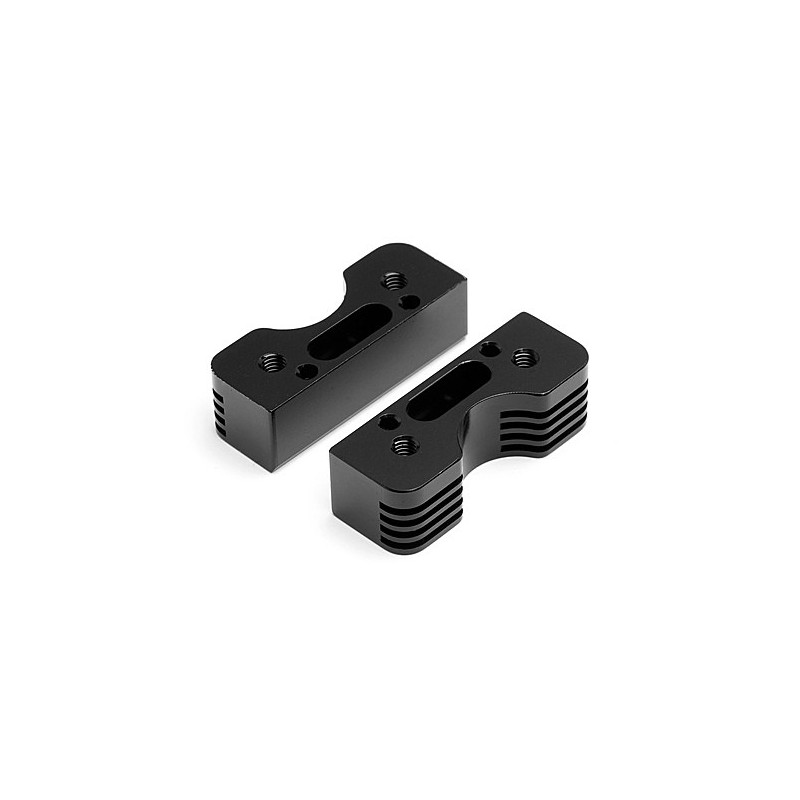 HPI RACING CNC Engine Cooling Mount Set Trophy Series (Black)