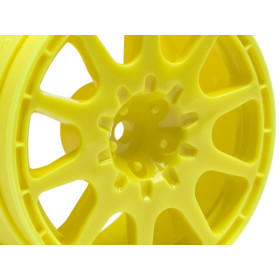 HPI RACING Felgi WR8 METHOD RALLYCROSS WHEEL 35MM YELLOW (2PCS)