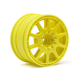 HPI RACING Felgi WR8 METHOD RALLYCROSS WHEEL 35MM YELLOW (2PCS)