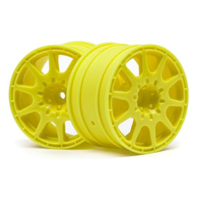 HPI RACING Felgi WR8 METHOD RALLYCROSS WHEEL 35MM YELLOW (2PCS)