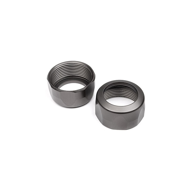 HPI RACING SHOCK CAP 20x12mm (GUNMETAL (2/pcs)