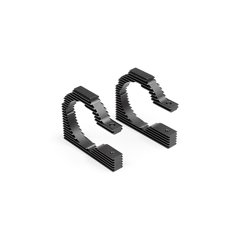 HPI RACING HD HEATSINK MOTOR MOUNT PLATE 10mm (40mm/GRAY)