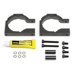 HPI RACING HD HEATSINK MOTOR MOUNT PLATE 10mm (40mm/GRAY)