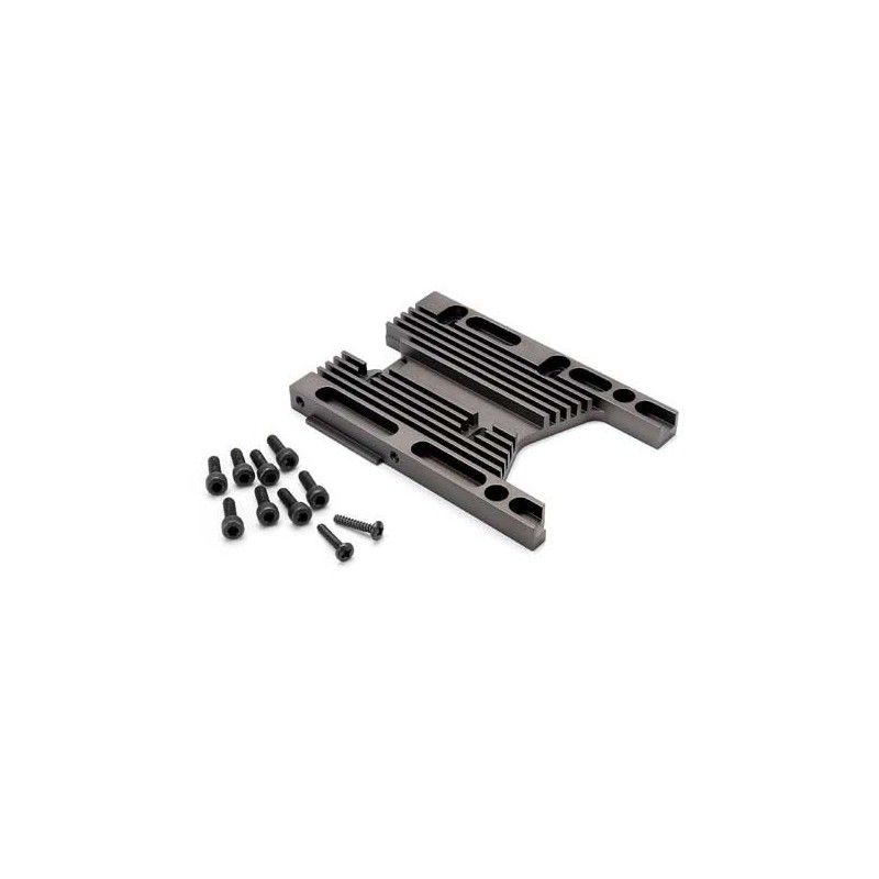 HPI RACING HD HEATSINK ENGINE PLATE 10mm (7075S/GRAY)