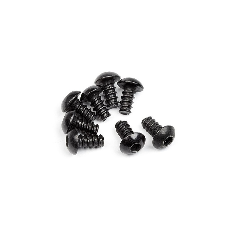 HPI RACING TP. BUTTON HEAD SCREW M3x6mm (HEX SOCKET/8pcs)