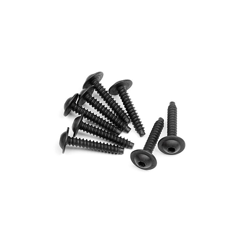 HPI RACING TP FLANGED SCREW M3x18mm (HEX SOCKET/8pcs)