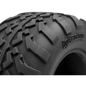 HPI RACING Opony + wkładki GT2 TIRES D COMPOUND (2.2in/109x57mm/2pcs) / Savage XS