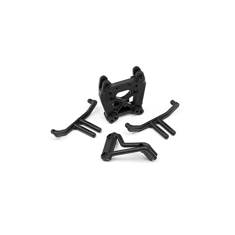 HPI RACING SHOCK TOWER/BODY MOUNT/ROLL BAR SET
