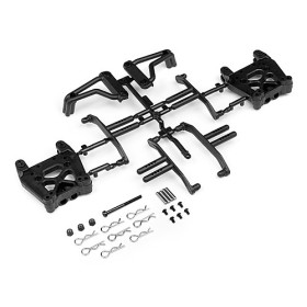 HPI RACING SHOCK TOWER/BODY MOUNT/ROLL BAR SET