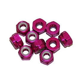 ULTIMATE RACING Nakrętki 4mm samokontrujące (różowe) 10szt.