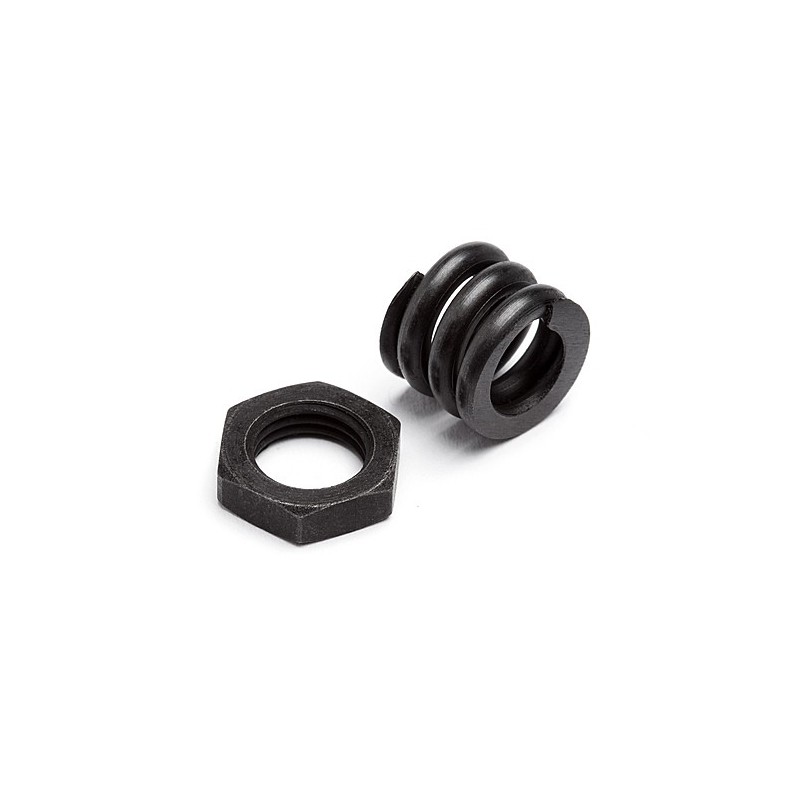 HPI RACING SLIPPER NUT 10mm/SPRING SET