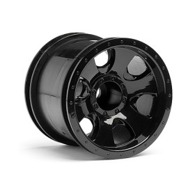 HPI RACING WARLOCK WHEEL BLACK (2.2in/2pcs)