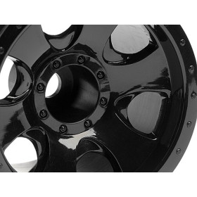 HPI RACING WARLOCK WHEEL BLACK (2.2in/2pcs)
